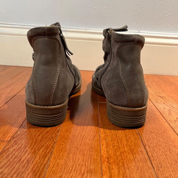 Comfortiva Ankle Boots  Size 7 Grey Charcoal Leather - Picture 2 of 6